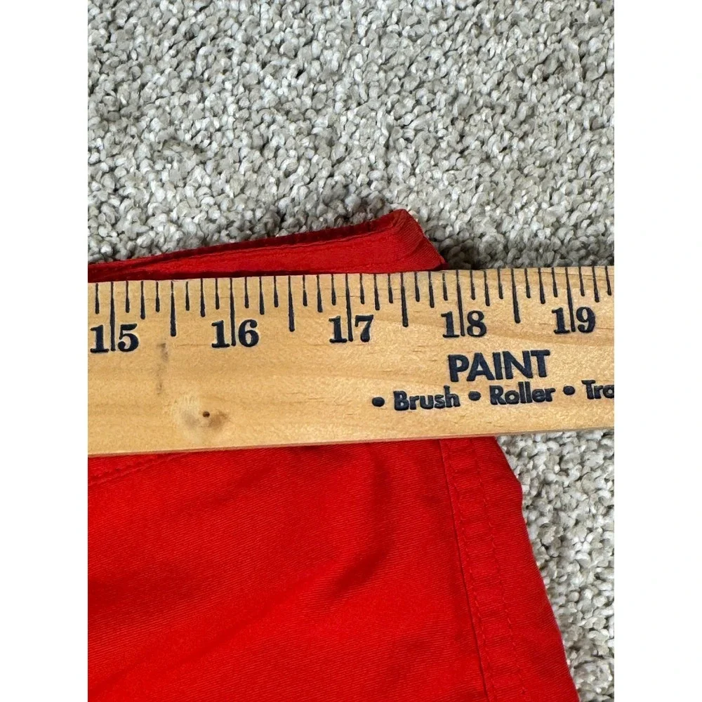 Patagonia Mens Board Shorts Red Swim Trunks Size 36 Side Pocket Surf Beach